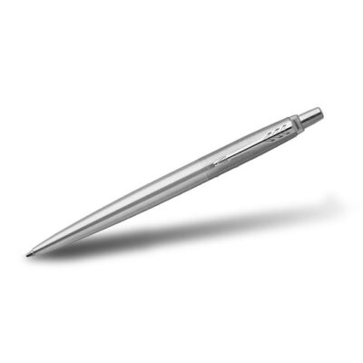 Parker® Jotter London Retractable Ballpoint Pen (Stainless Steel CT)-1