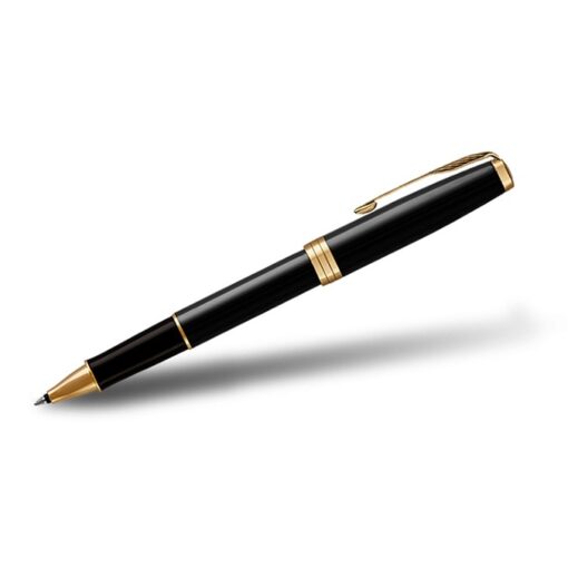 Parker® Sonnet Rollerball Pen (Black Lacquer GT)-1