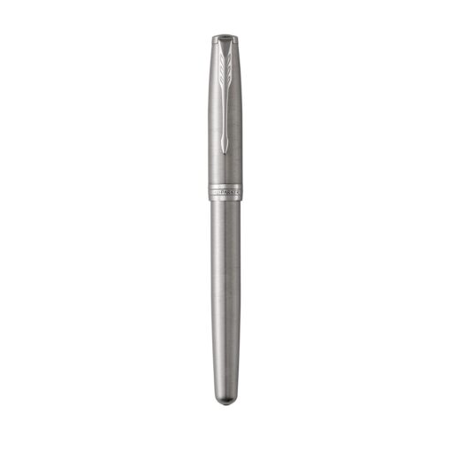 Parker Sonnet Rollerball - Stainless Steel - Silver Trim-3