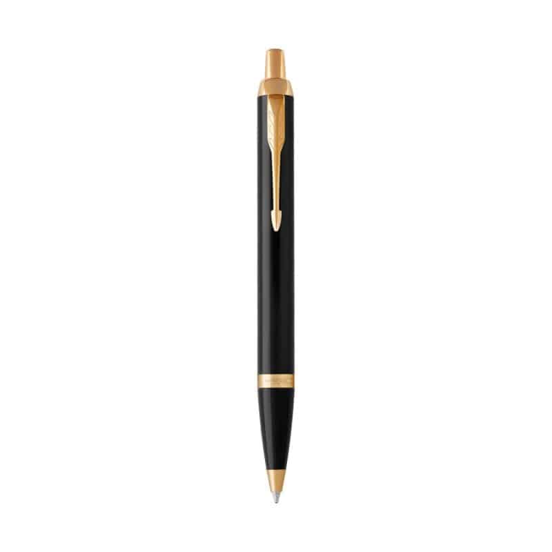Custom Parker IM Ballpoint - Black - Gold Trim - 2