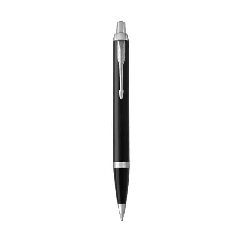 Custom Parker IM Ballpoint - Black - Silver Trim - 2