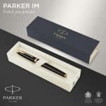 Custom Parker IM Rollerball - Black - Gold Trim - 2