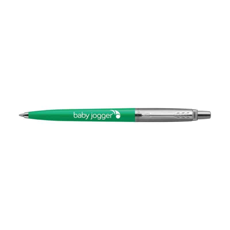 Custom Parker Jotter Original Ballpoint - Green - Silver Trim