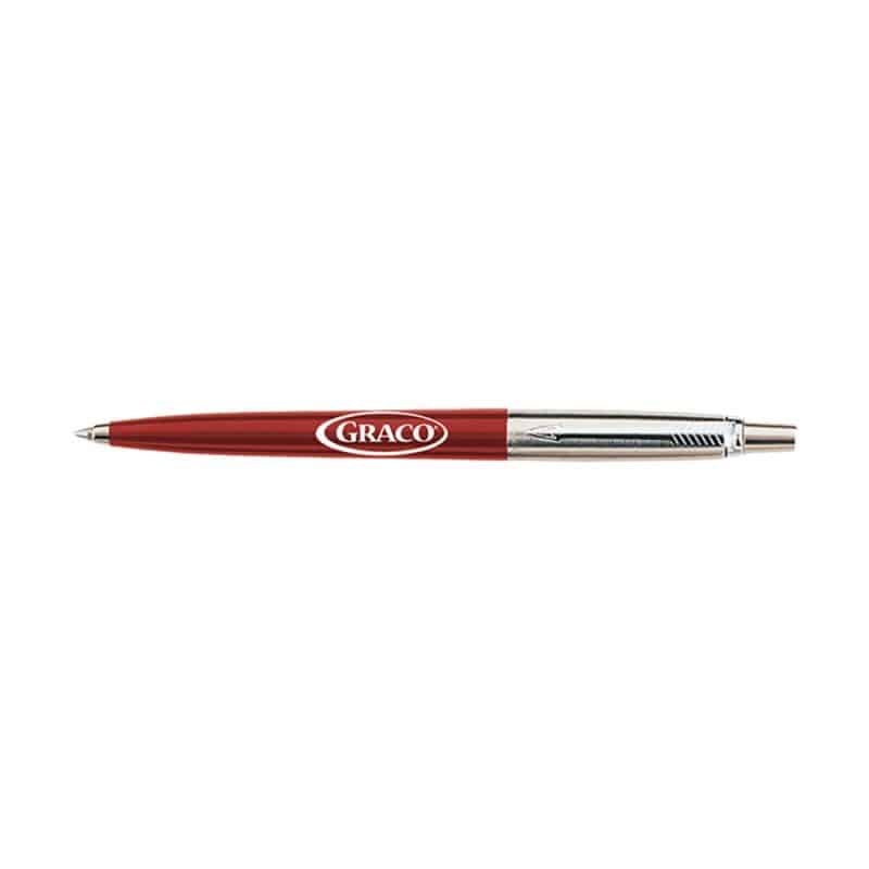 Custom Parker Jotter Original Ballpoint - Red - Silver Trim