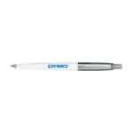 Custom Parker Jotter Original Ballpoint - White - Silver Trim