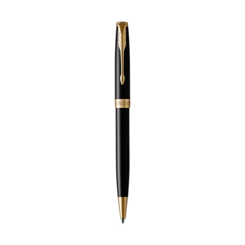 Custom Parker Sonnet Ballpoint - Black - Gold Trim - 2