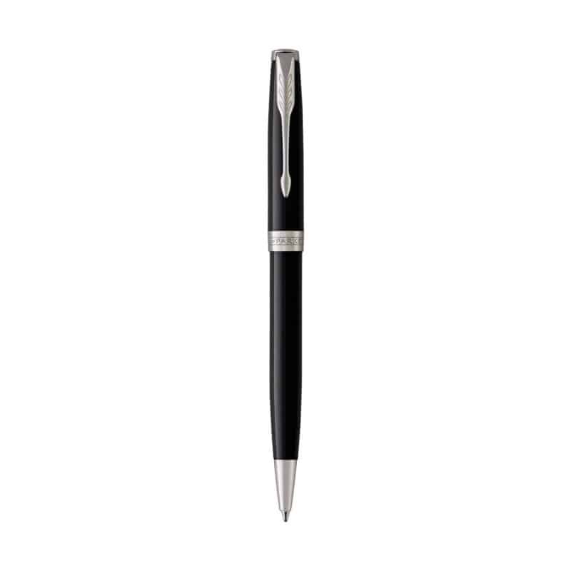 Custom Parker Sonnet Ballpoint - Black - Silver Trim - 2