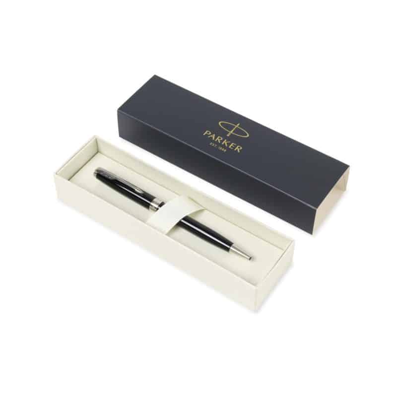 Custom Parker Sonnet Ballpoint - Black - Silver Trim - 4