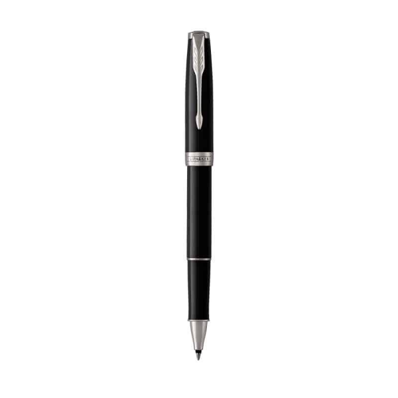 Custom Parker Sonnet Rollerball - Black - Silver Trim - 2