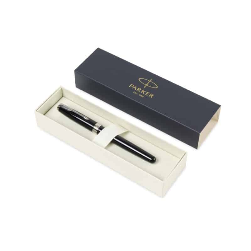 Custom Parker Sonnet Rollerball - Black - Silver Trim - 4
