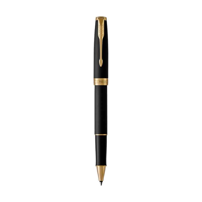 Custom Parker Sonnet Rollerball - Matte - Black Matte - Gold Trim - 2