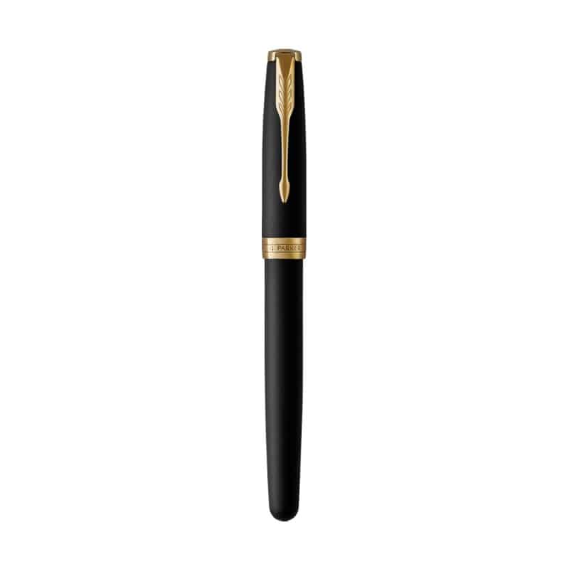 Custom Parker Sonnet Rollerball - Matte - Black Matte - Gold Trim - 3