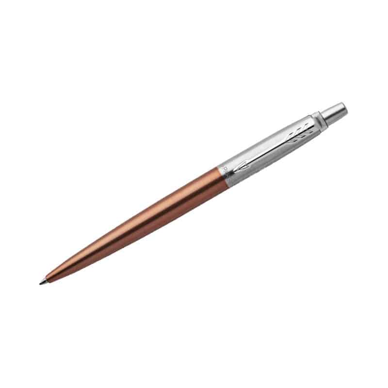 Custom Parker® Jotter London Retractable Ballpoint Pen (Chelsea Orange CT)