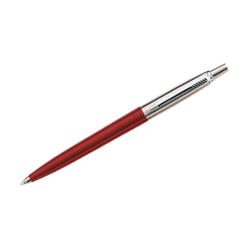 Custom Parker® Jotter London Retractable Ballpoint Pen (Kensington Red CT)