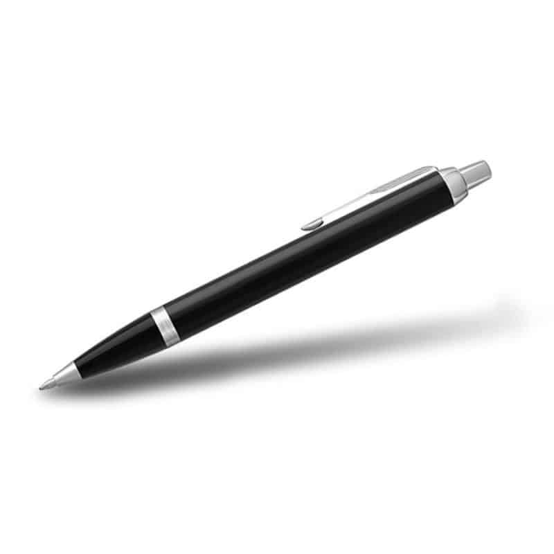Custom Parker® IM Retractable Ballpoint Pen (Black Lacquer CT)