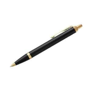 Custom Parker® IM Retractable Ballpoint Pen (Black Lacquer GT)