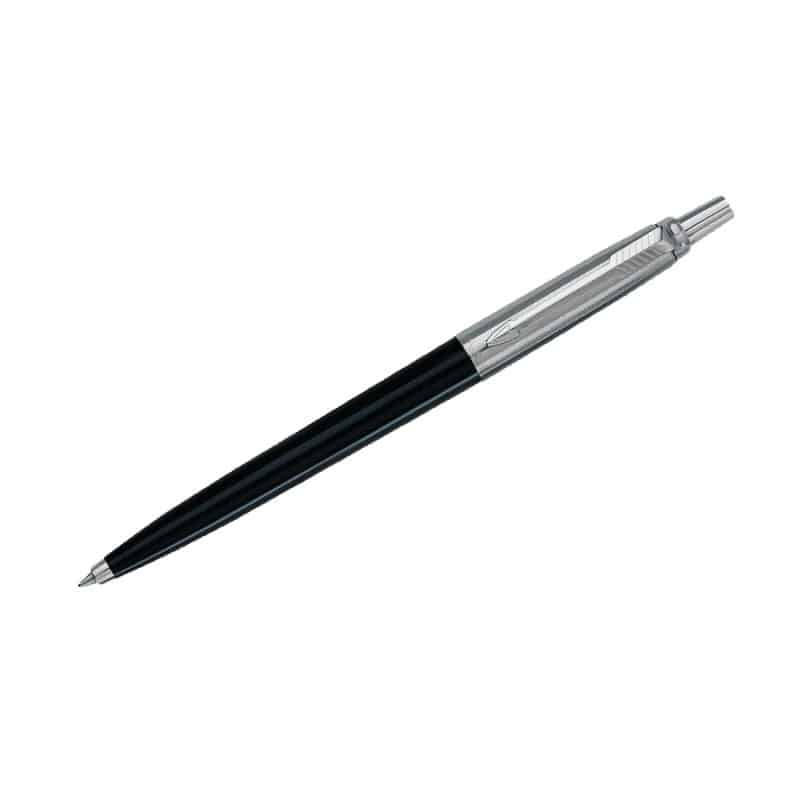 Custom Parker® Jotter London Retractable Ballpoint Pen (Bond Street Black CT) - 1