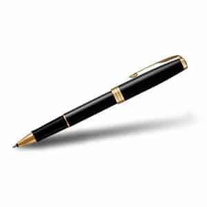 Custom Parker® Sonnet Rollerball Pen (Black Lacquer GT)