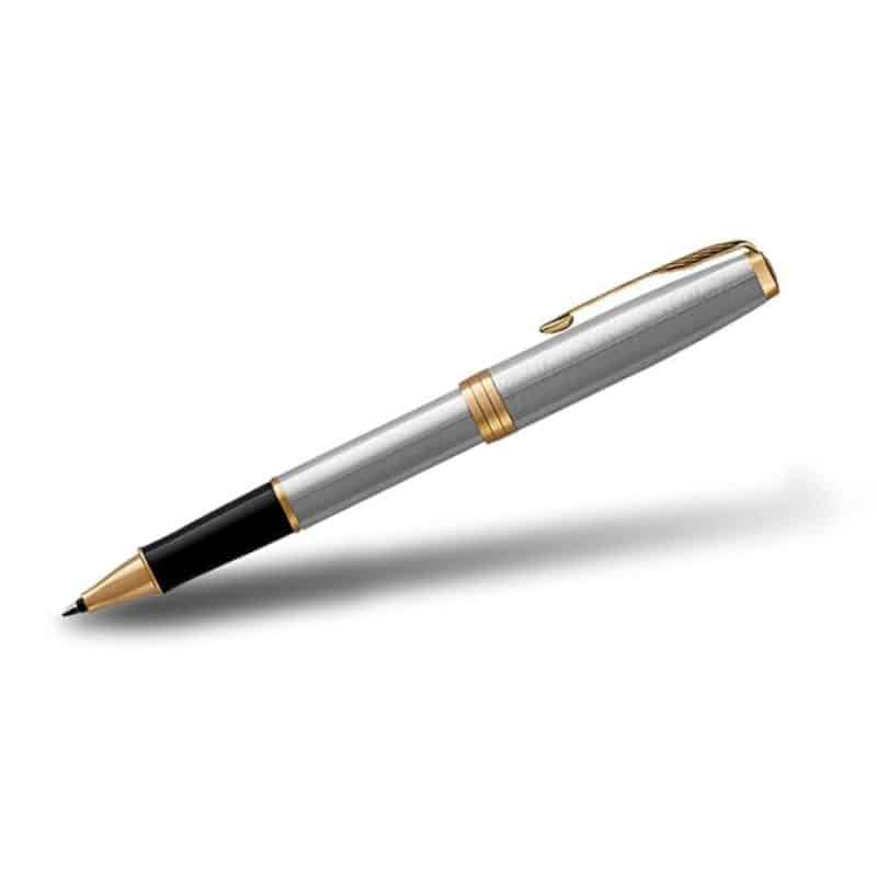Custom Parker® Sonnet Rollerball Pen (Stainless Steel GT)
