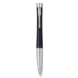 Custom Parker® Urban Classic Matte Black Ballpoint Pen w/Chrome
