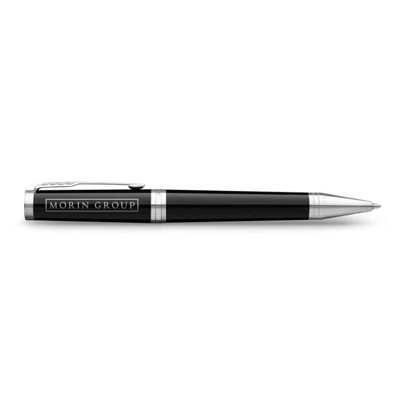 Custom Parker Ingenuity Ballpoint - Black-ChromeTrim - 2