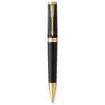 Custom Parker Ingenuity Ballpoint - Black-Gold Trim - 1
