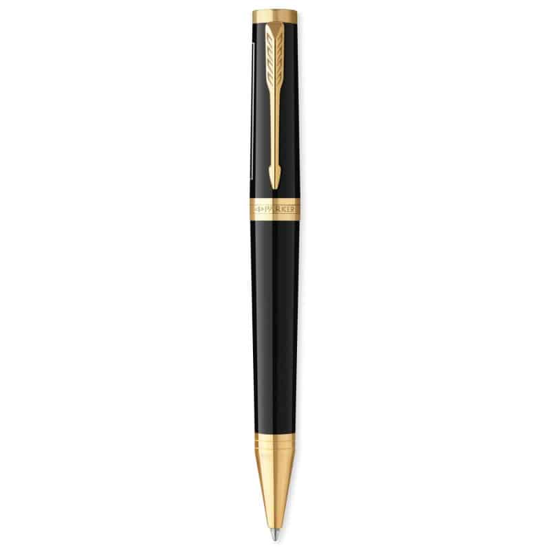 Custom Parker Ingenuity Ballpoint - Black-Gold Trim - 1