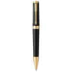 Custom Parker Ingenuity Ballpoint - Black-Gold Trim