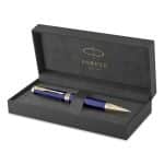 Custom Parker Ingenuity Ballpoint - Blue - Gold - 3
