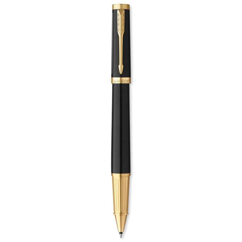 Custom Parker Ingenuity Rollerball - Black-Gold Trim - 1