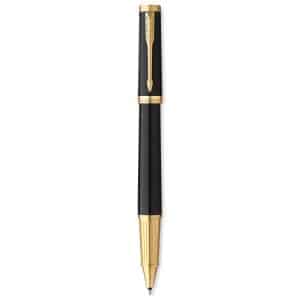 Custom Parker Ingenuity Rollerball - Black-Gold Trim