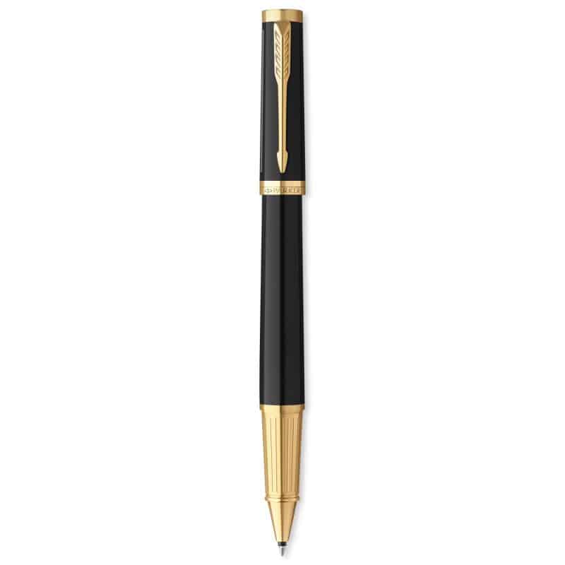 Custom Parker Ingenuity Rollerball - Black-Gold Trim