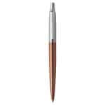 Custom Parker Jotter London Stainless Steel Ballpoint - Chelsea Orange - Chrome Trim - 1