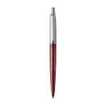 Custom Parker Jotter London Stainless Steel Ballpoint - Kensington Red - Chrome Trim