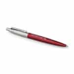 Custom Parker Jotter London Stainless Steel Ballpoint - Kensington Red - Chrome Trim - 3