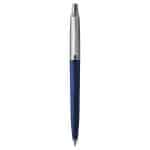 Custom Parker Jotter London Stainless Steel Ballpoint - Royal Blue - Chrome Trim - 1