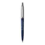 Custom Parker Jotter London Stainless Steel Ballpoint - Royal Blue - Chrome Trim