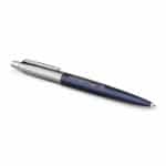 Custom Parker Jotter London Stainless Steel Ballpoint - Royal Blue - Chrome Trim - 2