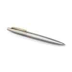 Custom Parker Jotter London Stainless Steel Ballpoint - Stainless Steel-Gold Trim - 3