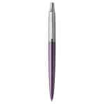 Custom Parker Jotter London Stainless Steel Ballpoint - Victoria Violet - Chrome Trim - 1