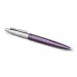 Custom Parker Jotter London Stainless Steel Ballpoint - Victoria Violet - Chrome Trim - 3