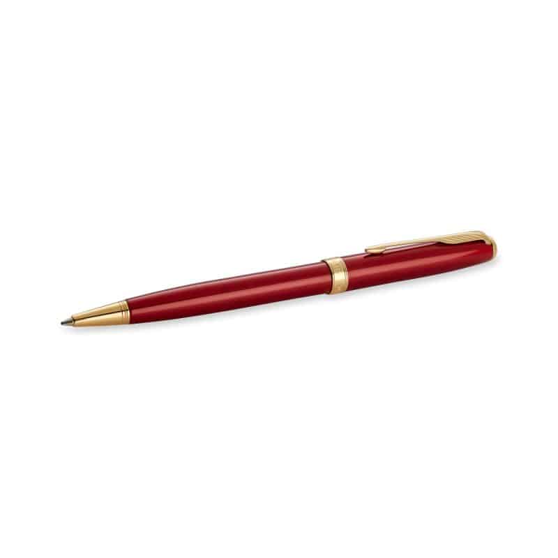 Custom Parker Sonnet Ballpoint - Red - Gold - 3