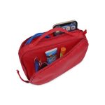 Custom Parker Recycled rPET Dual Zippered Pouch - Red - 4