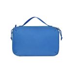 Custom Parker Recycled rPET Dual Zippered Pouch - Royal Blue - 2